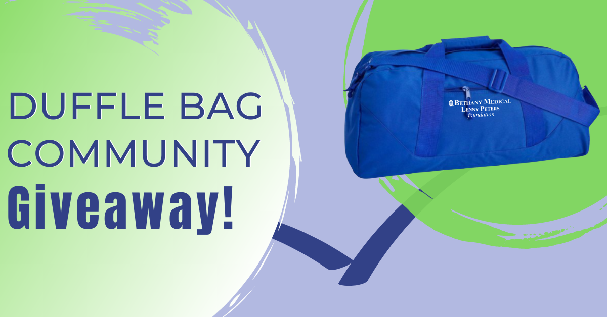 24 DUFFLE BAG GIVEAWAY – Lenny Peters Foundation